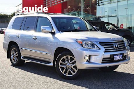 Silver 2012 Lexus LX570 Wagon