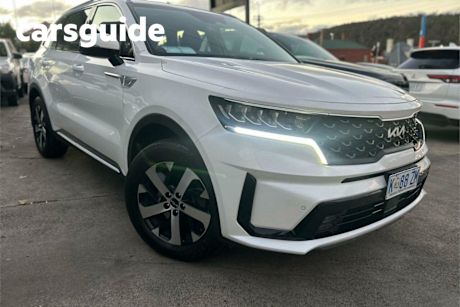 White 2022 Kia Sorento Wagon Sport 7 Seat