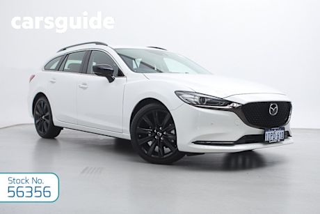 White 2024 Mazda 6 Wagon G35 GT SP