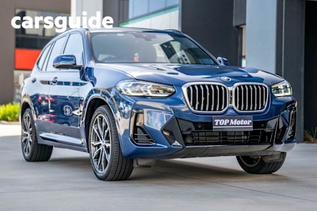 Blue 2022 BMW X3 SUV xDrive30i M Sport