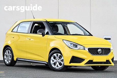 Yellow 2019 MG MG3 Hatch Core