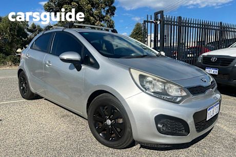 Silver 2014 Kia RIO Hatchback S