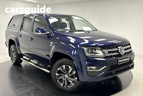 Blue 2022 Volkswagen Amarok Dual Cab Utility TDI580 Highline 4Motion