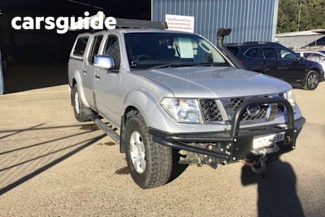 Silver 2009 Nissan Navara Ute Tray D40 ST-X Utility Dual Cab 4dr Man 6sp 4.0i