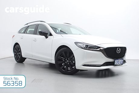 White 2024 Mazda 6 Wagon G35 GT SP