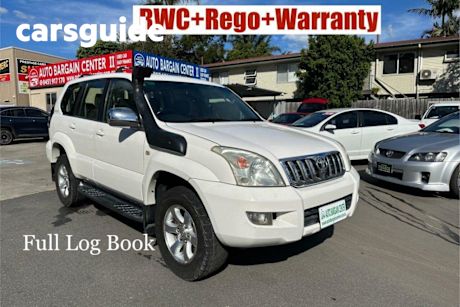 White 2005 Toyota Landcruiser Prado Wagon GXL (4X4)