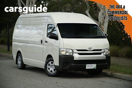 White 2017 Toyota Hiace Van Slwb