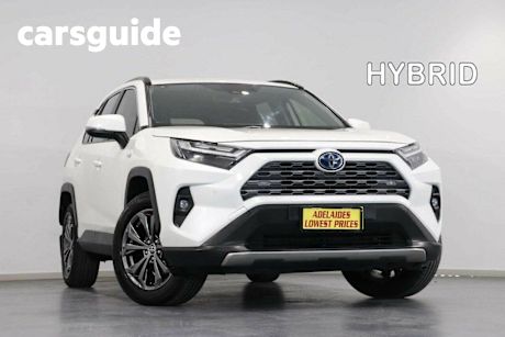 White 2022 Toyota RAV4 Wagon GXL (awd) Hybrid