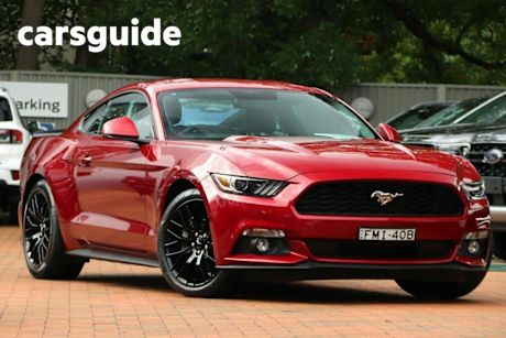 Red 2016 Ford Mustang Coupe Fastback 2.3 Gtdi