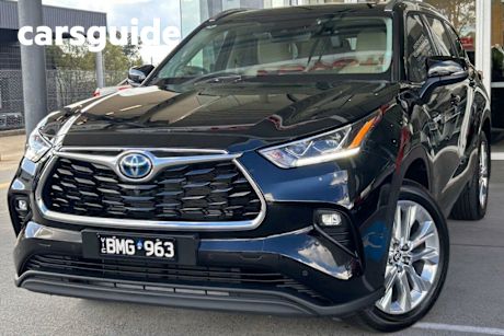 Black 2021 Toyota Kluger Wagon Grande Hybrid AWD