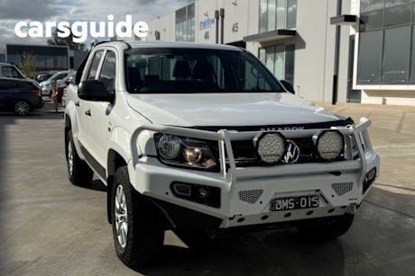 White 2021 Volkswagen Amarok Dual Cab Utility Tdi550 V6 Core 4Motion
