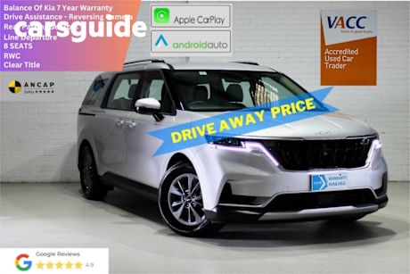 Silver 2022 Kia Carnival Wagon S