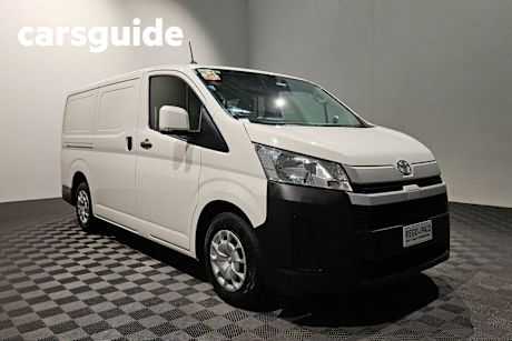 White 2019 Toyota Hiace Van LWB Exterior Pack
