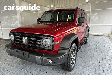 Red 2025 GWM Tank 300 SUV Ultra Hybrid