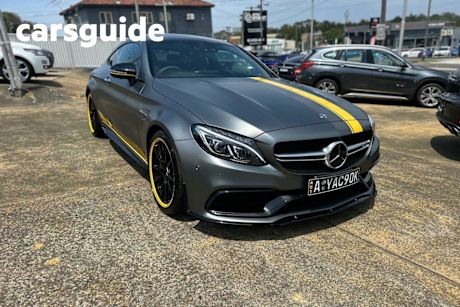 Grey 2017 Mercedes-Benz C63 Coupe S