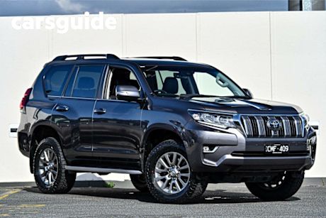 Grey 2021 Toyota Landcruiser Prado Wagon VX Flat Tailgate