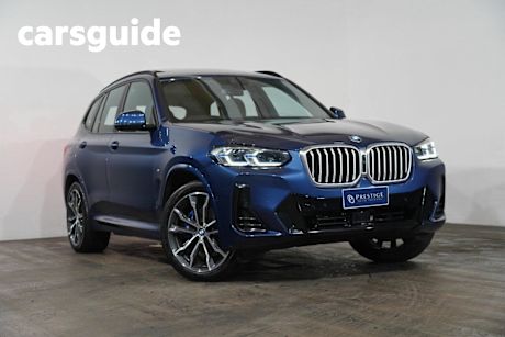 Blue 2022 BMW X3 Wagon Xdrive30I M Sport