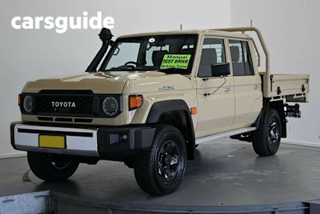 Beige 2024 Toyota Landcruiser 70 Series Double Cab Chassis LC79 GXL
