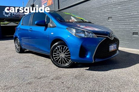 Blue 2016 Toyota Yaris Hatchback Ascent