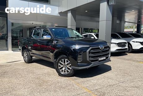 Black 2022 LDV T60 Double Cab Utility MAX Luxe (4X4)