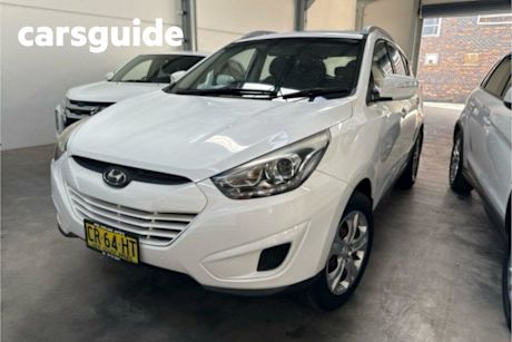 White 2015 Hyundai IX35 Wagon Active (fwd)
