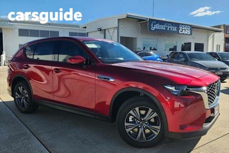 Red 2024 Mazda CX-60 Wagon G40E Evolve Hybrid