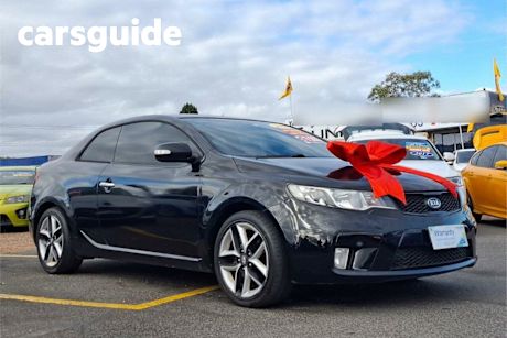 Black 2010 Kia Cerato Coupe Koup