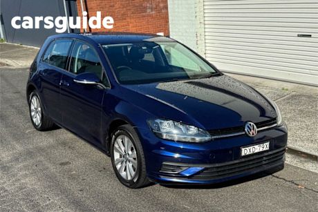 Blue 2018 Volkswagen Golf Hatchback 110 TSI Trendline