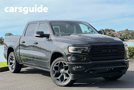 Black 2022 Ram 1500 Crew Cab Utility Laramie Rambox (hybrid)