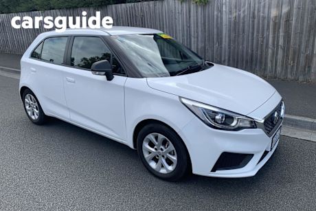 White 2022 MG MG3 Auto Hatchback Core