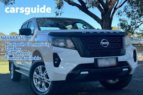 White 2023 Nissan Navara Dual Cab Pick-up SL (4X4)