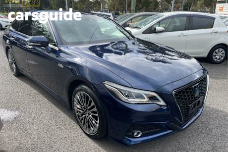 Blue 2021 Toyota Crown Sedan G-Executive