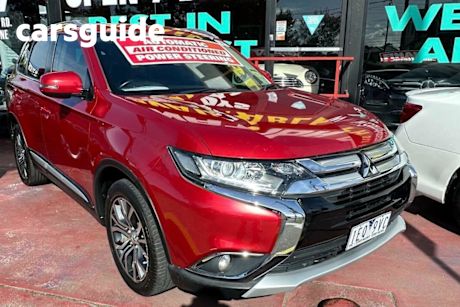 Red 2015 Mitsubishi Outlander Wagon LS (4X2)