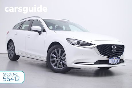 White 2025 Mazda 6 Wagon G25 Touring