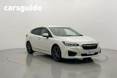 White 2019 Subaru Impreza Hatchback 2.0I (awd)