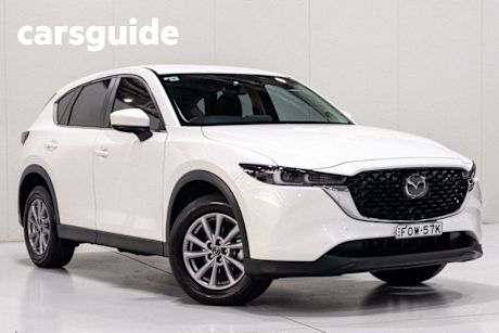 White 2022 Mazda CX-5 Wagon Maxx Sport (fwd)