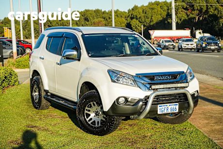 White 2017 Isuzu MU-X Wagon LS-T (4X4)