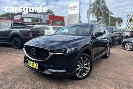 Blue 2021 Mazda CX-5 Wagon Akera Turbo (awd)