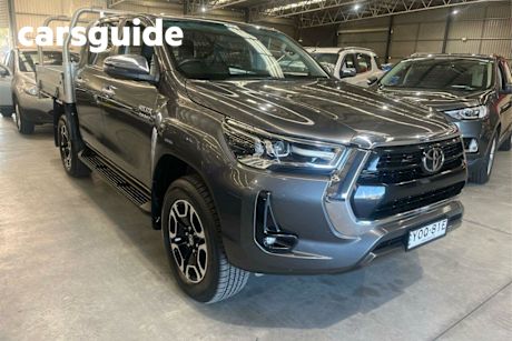 Grey 2023 Toyota Hilux Double Cab Chassis SR5 (4X4)