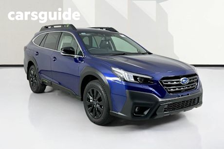 Blue 2023 Subaru Outback Wagon AWD Sport XT