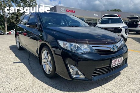 Black 2012 Toyota Camry Sedan Hybrid HL