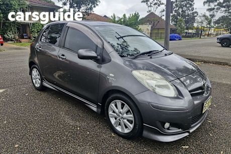 Grey 2010 Toyota Yaris Hatchback YRX