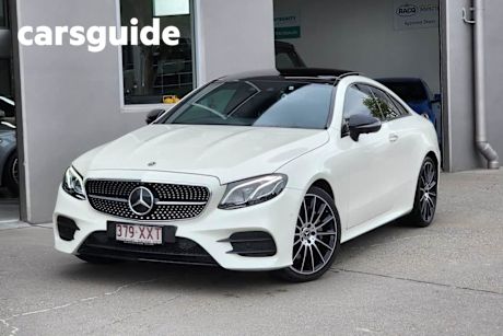 White 2018 Mercedes-Benz E300 Coupe