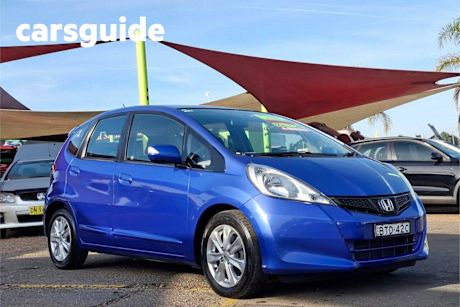 Blue 2013 Honda Jazz Hatchback Vibe