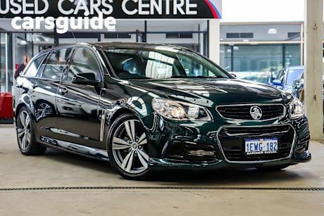 Green 2013 Holden Commodore Sportswagon SV6