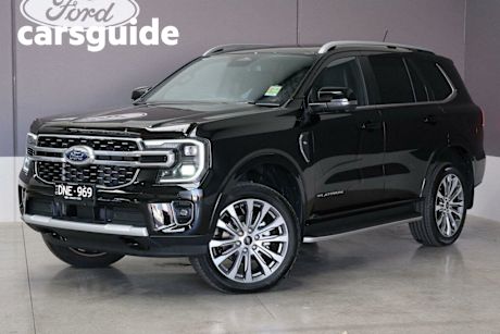 Black 2025 Ford Everest Wagon Platinum (4WD)