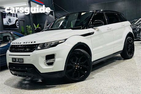 White 2015 Land Rover Range Rover Evoque Wagon SD4 Dynamic