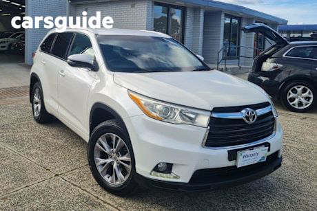 White 2015 Toyota Kluger Wagon GXL (4X2)