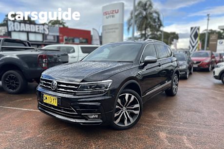 Black 2021 Volkswagen Tiguan Wagon Allspace 162 TSI Highline