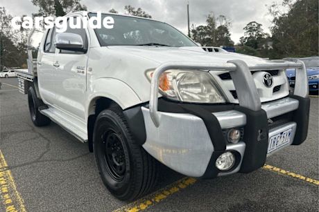 White 2007 Toyota Hilux Dual Cab Pick-up SR5 (4X4)